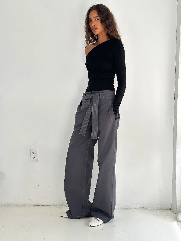 Elemental Worksman Pant | Cement High-Waist Yoga Pants