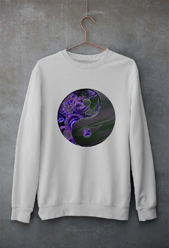 Yin Yang Unisex Sweatshirt for Men/Women Hoodie with Crew Neck Simple Timeless