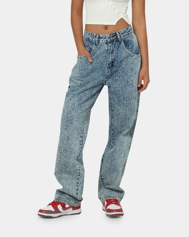 Starter Sideline Super Relaxed Jeans Superwash Blue Stylish Stone-Wash Denim Jeans