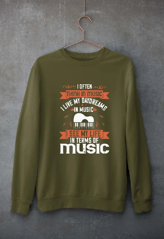 Music Unisex Sweatshirt for Men/Women Hoodie with Earth Tones Natural Calm