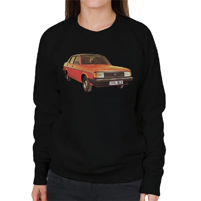 Morris Ital British Motor Heritage Women's Sweatshirt Hoodie with Magnetic Closure Innovative Modern