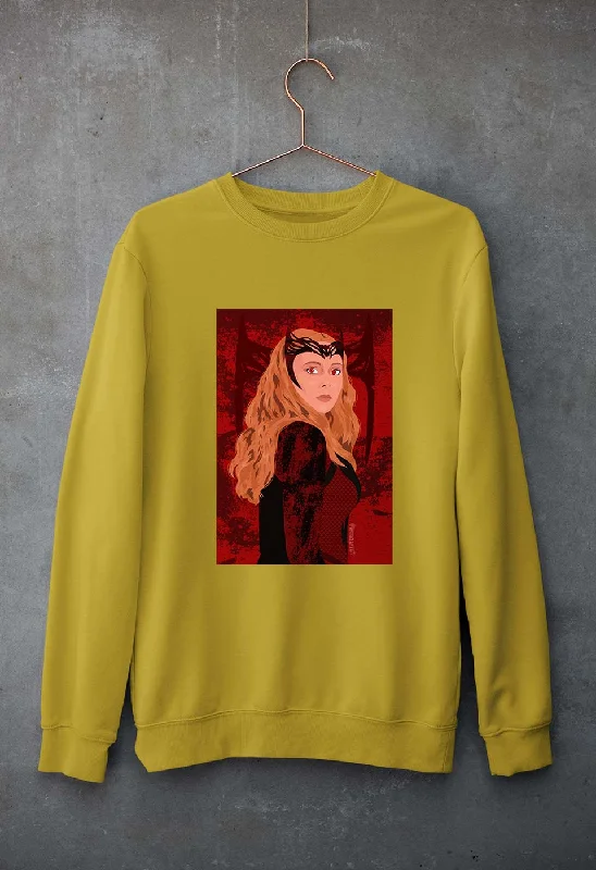 Scarlet Witch Wanda Unisex Sweatshirt for Men/Women Hoodie with Strings Custom Fit Adjustable