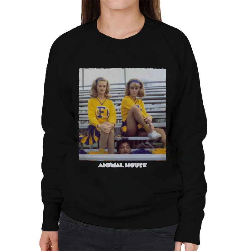 Animal House Babs And Mandy Women's Sweatshirt Hoodie with Hem Drawcord Adjustable Customizable