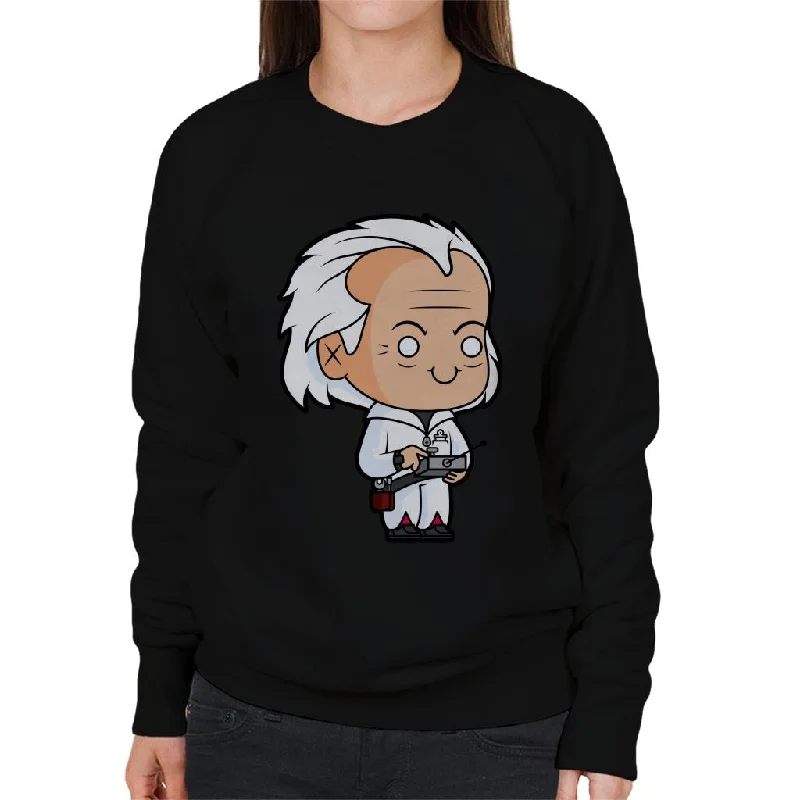 Back to the Future Dr Emmett Brown Kawaii Women's Sweatshirt Hooded Sweatshirt Casual Wear Street Style