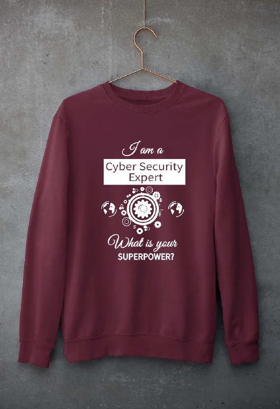 Cyber Security Unisex Sweatshirt for Men/Women Hoodie with Reflective Safety Nightwear