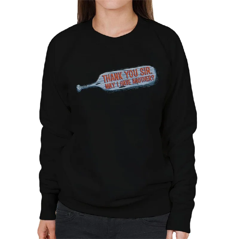 Animal House Thank You Sir May I Have Another Women's Sweatshirt Hoodie with Contrast Stitching Detailed Premium