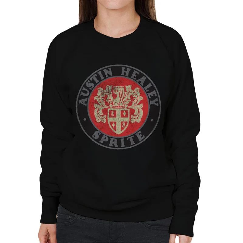 Austin Healey Sprite Logo British Motor Heritage Women's Sweatshirt Graphic Hoodie Design Print