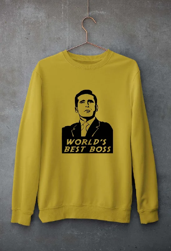 Michael Scott Best Boss Unisex Sweatshirt for Men/Women Hoodie with Relaxed Fit Easy Casual