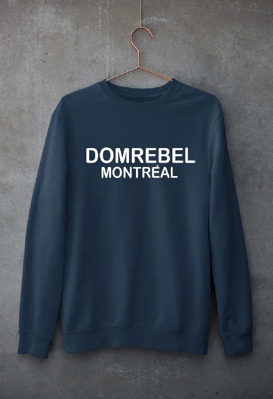 Domrebel Unisex Sweatshirt for Men/Women Hoodie with Gradient Ombre Colorful