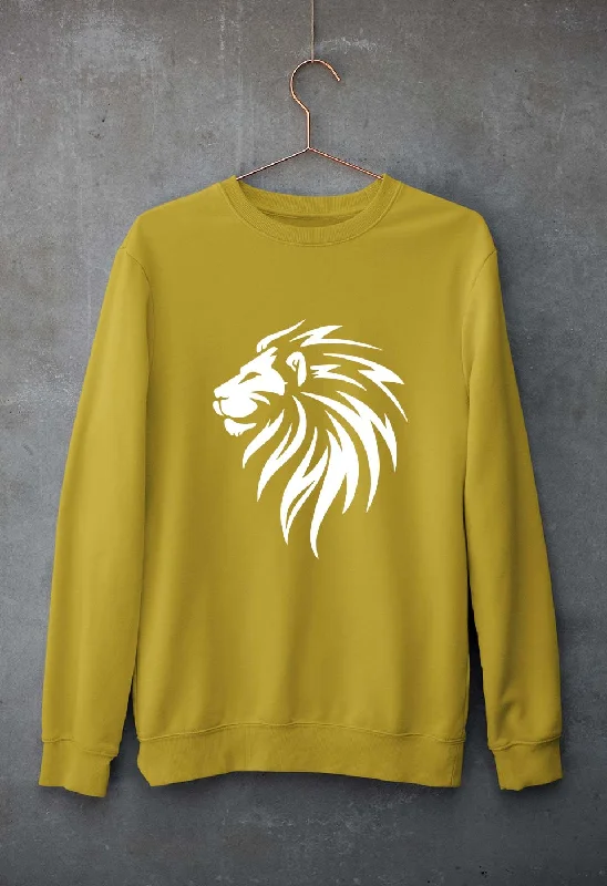 Lion Unisex Sweatshirt for Men/Women Hoodie with Typography Text Message