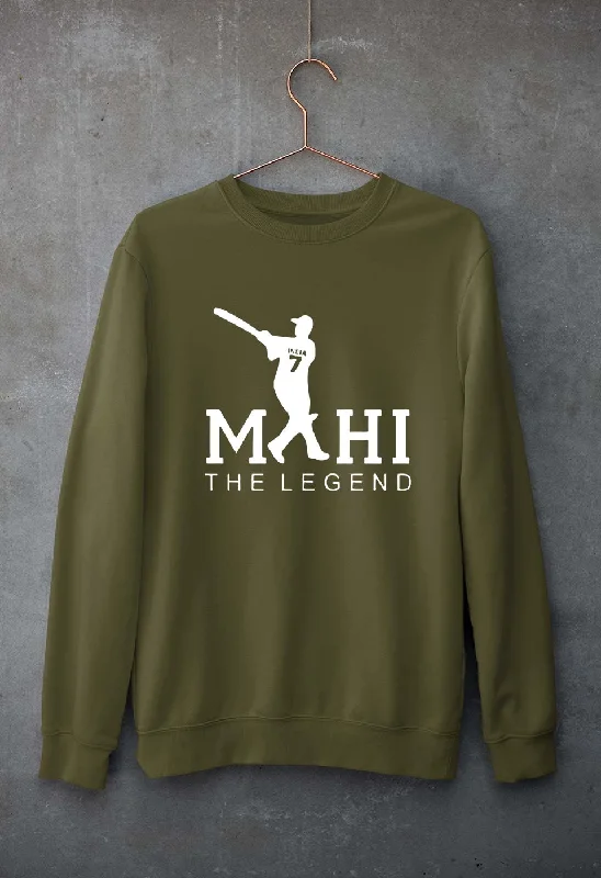 MS Dhoni (MSD) Unisex Sweatshirt for Men/Women Hoodie with Hem Detail Decorative Unique