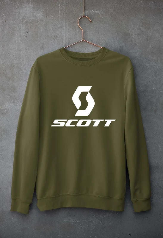 Scott Sports Unisex Sweatshirt for Men/Women Hoodie with Button Placket Classic Preppy