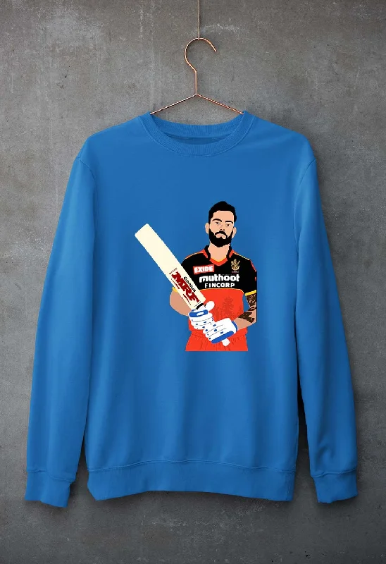 Virat Kohli Unisex Sweatshirt for Men/Women Hoodie with Slim Fit Tailored Modern