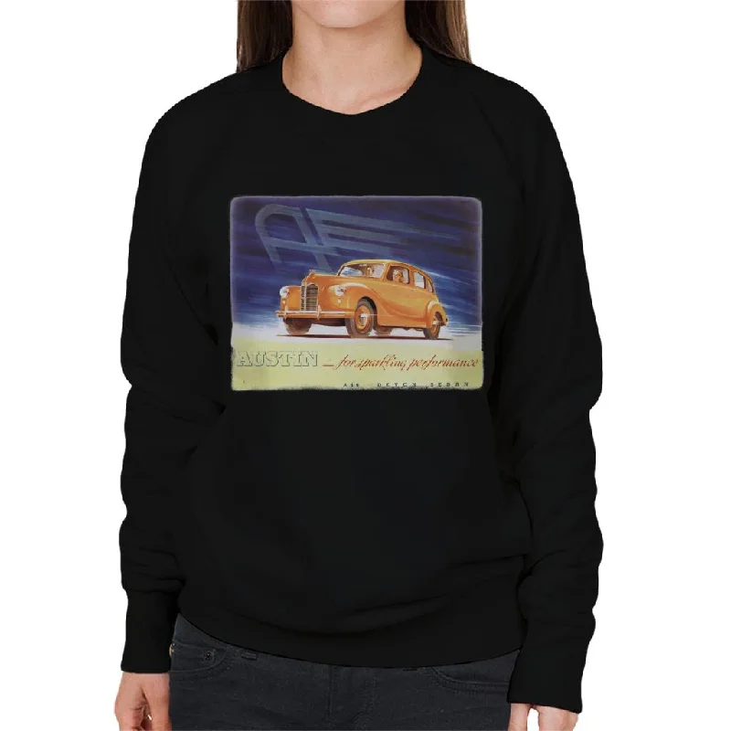 Austin For Sparkling Performance British Motor Heritage Women's Sweatshirt Hoodie with Lining Warm Insulated