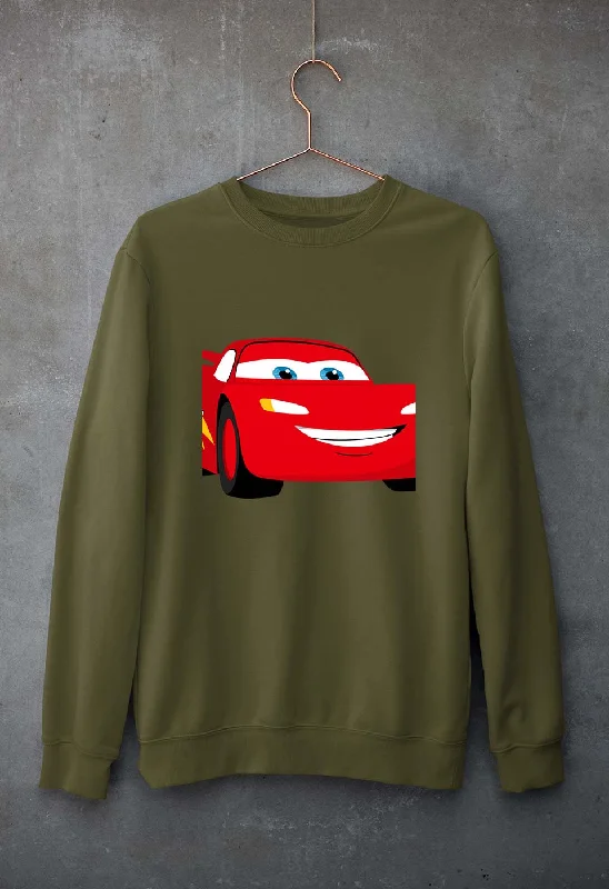 Lightning McQueen Unisex Sweatshirt for Men/Women Hoodie with Hem Fringe Bohemian Relaxed