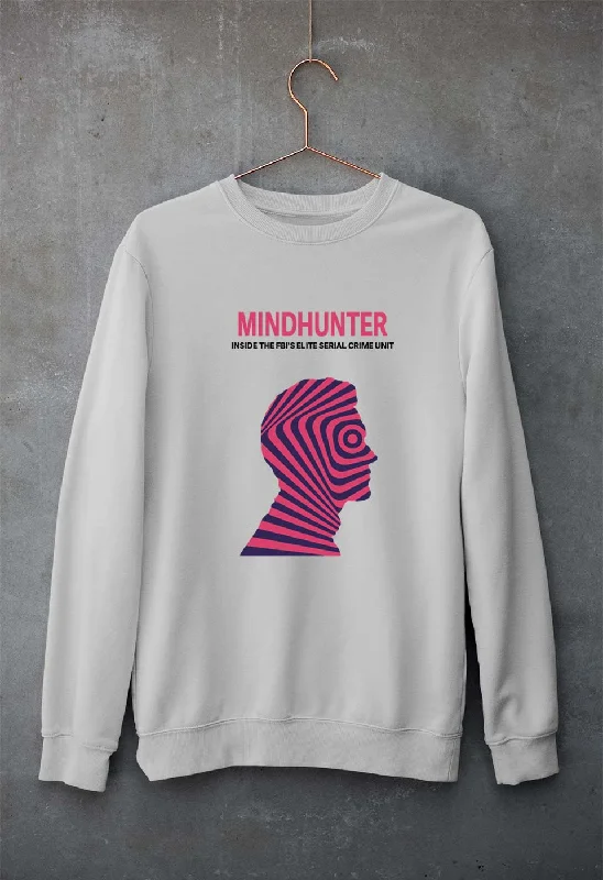 Mindhunter Unisex Sweatshirt for Men/Women Hoodie with Hem Raw Edge Edgy Unfinished