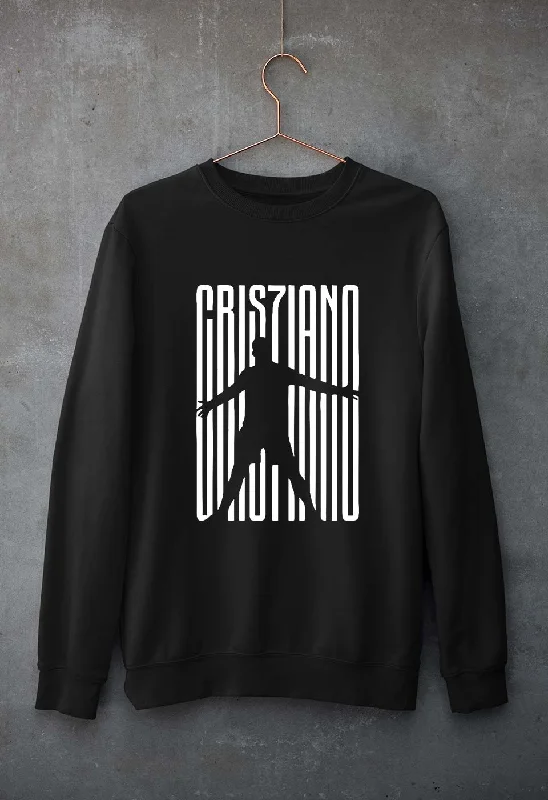 Cristiano Ronaldo CR7 Unisex Sweatshirt for Men/Women Hoodie with Raw Hem Edgy Unfinished