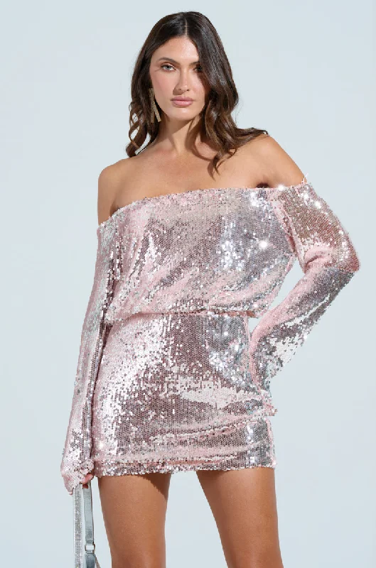 SERENA SEQUIN MINI DRESS Stylish Sweetheart Mini Dress