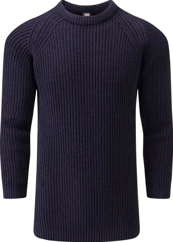 Ribbed Fisherman Jumper - Men's|-|Chandail Fisherman texturé - Homme Open Front Closed Front Wrap Front