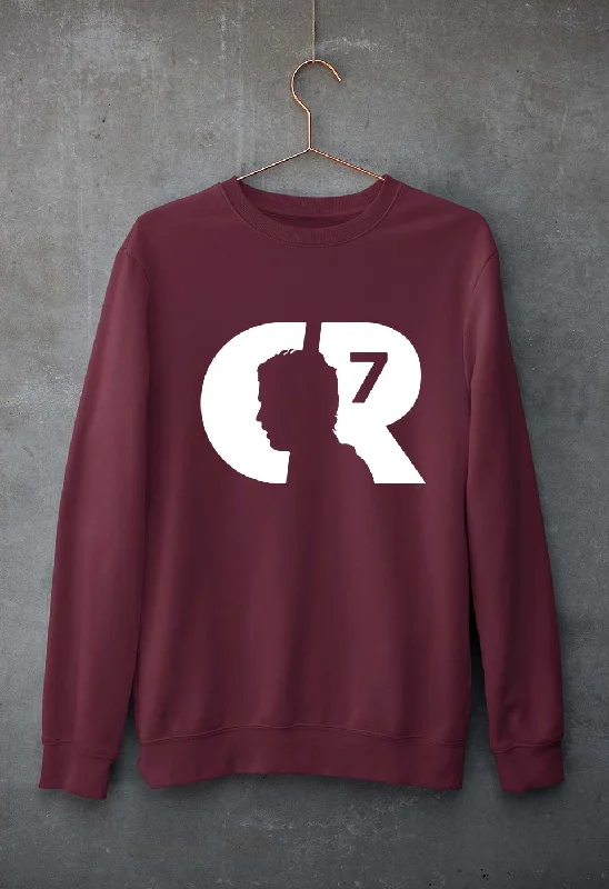 Cristiano Ronaldo CR7 Unisex Sweatshirt for Men/Women Hoodie with Applique Textured Unique