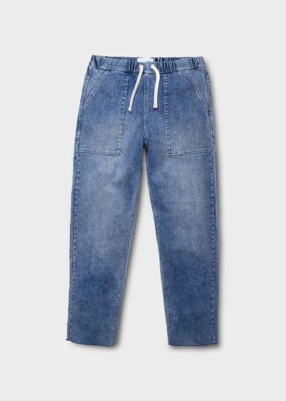 Performance Denim Harbour Pant Elegant Wool Trousers
