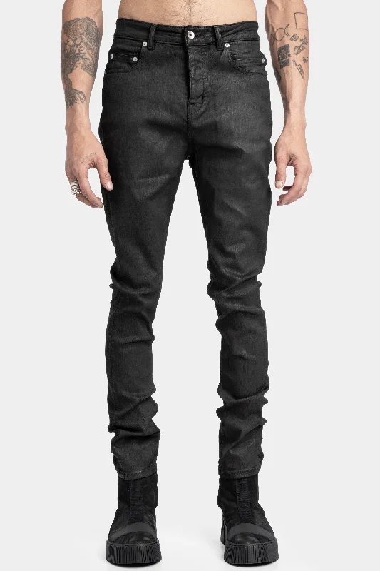 Detroit cut jeans, Waxed Trendy Classic Fit Jeans