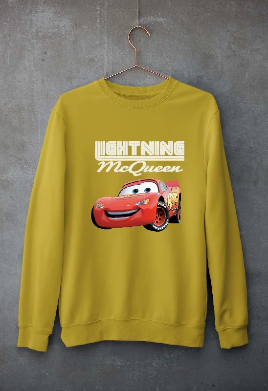 Lightning McQueen Unisex Sweatshirt for Men/Women Hoodie with Front Slit Layering Stylish