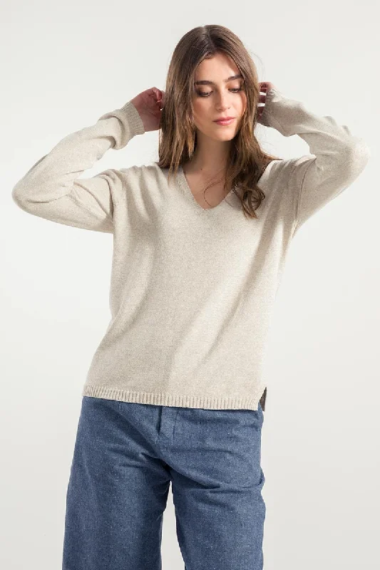 Arianna Cotton Sweater Mesh Sweater Canvas Denim