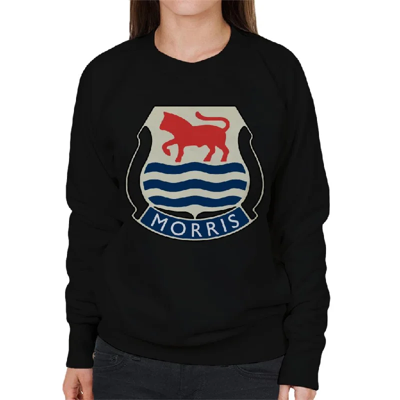 Morris Logo British Motor Heritage Women's Sweatshirt Hoodie with Patch Decorative Personalized