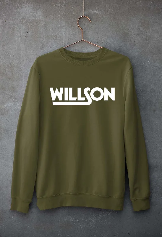 Wilson Unisex Sweatshirt for Men/Women Hoodie with Tie-Dye Psychedelic Retro