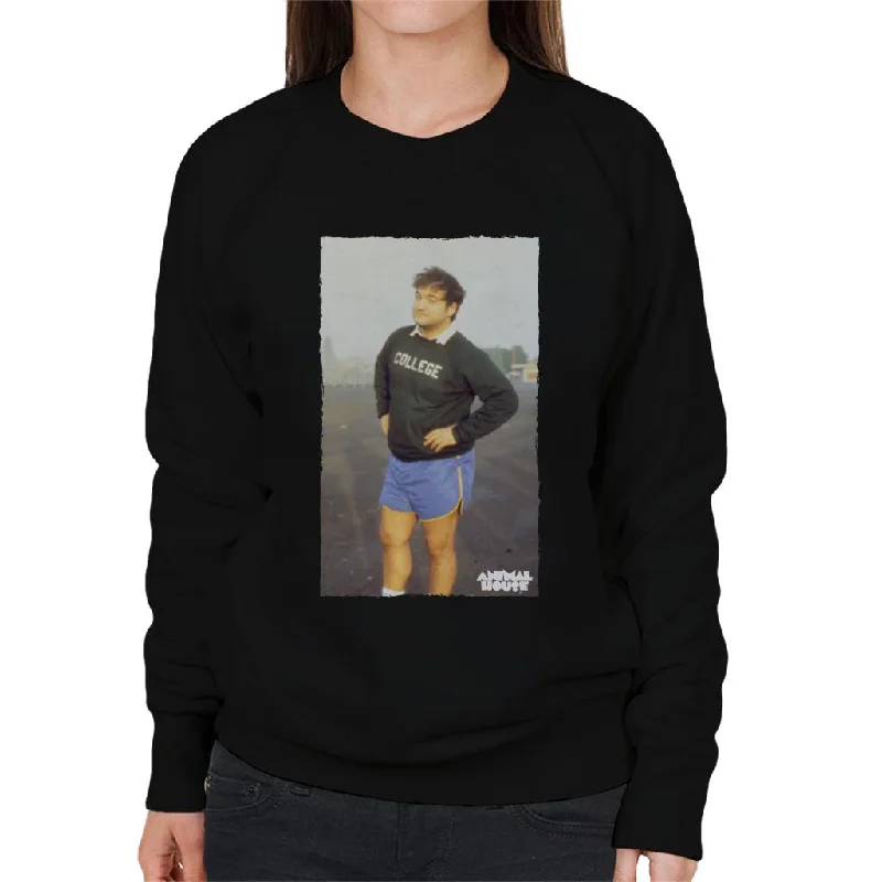 Animal House John Bluto Blutarsky Posing Women's Sweatshirt Hoodie with High Neck Warm Protective