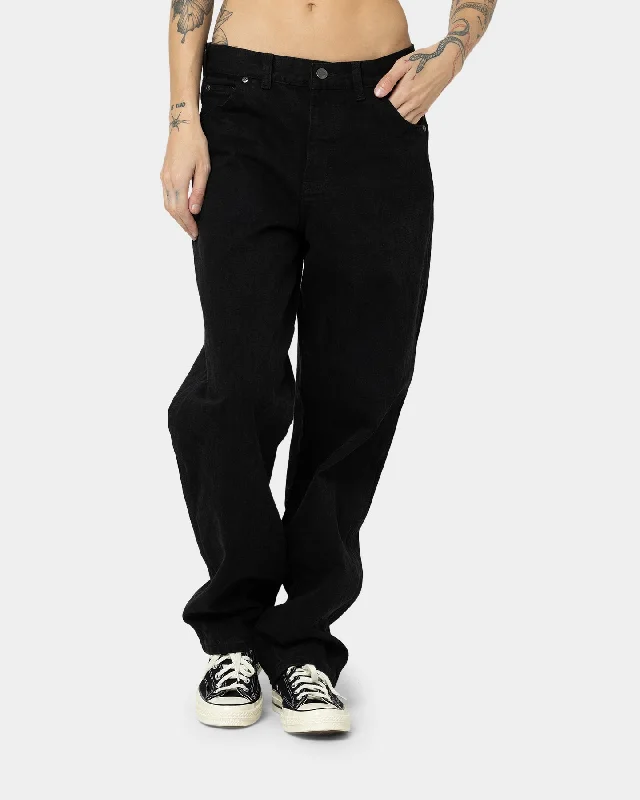 Dickies Relaxed Straight Fit Jeans Black Comfortable Stretch Denim Jeans