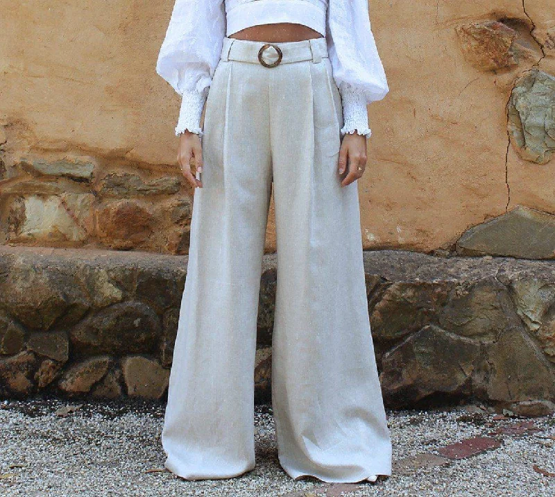 Dahlia Pant (Natural) Cozy Lounge Pants