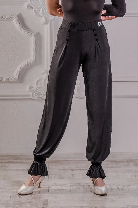 Dancebox Zulu Pant in Black Lightweight Jogger Pants