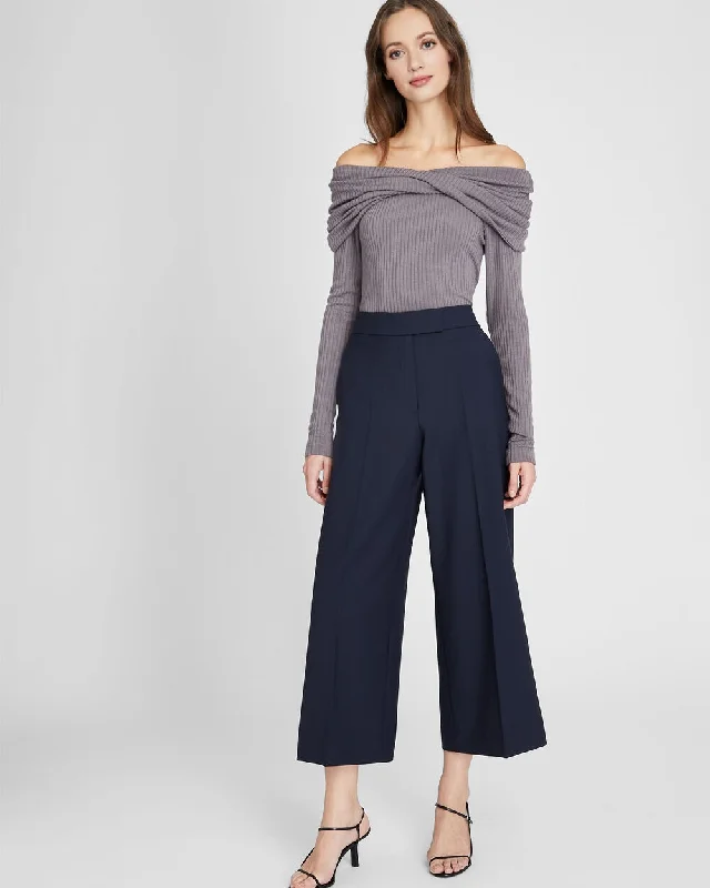 Wide Leg Borrem Pant Trendy High-Waist Trousers