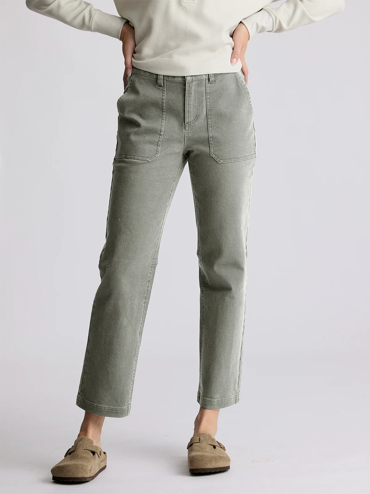 Women's Folly Twill Pant Formal Wide-Leg Pants