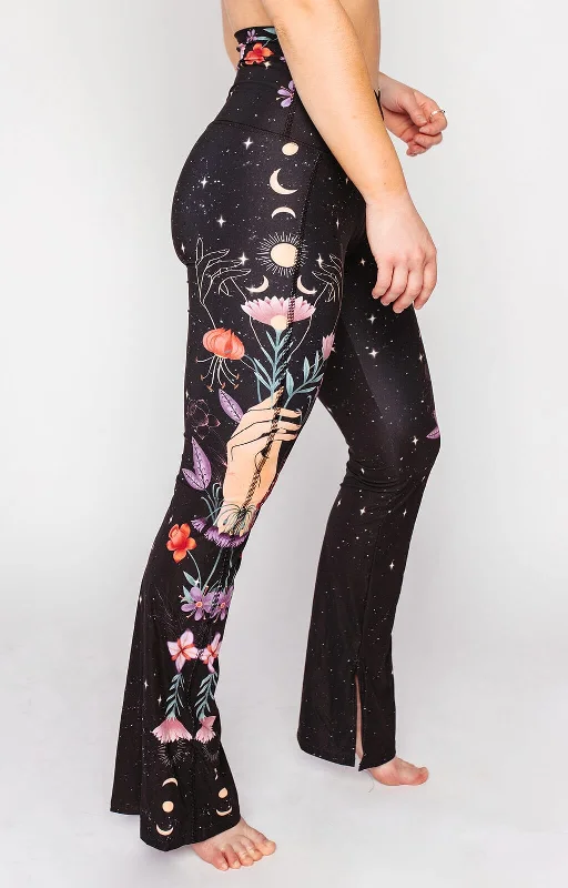 Split Flare Pant In Celestial Timing Fashionable Button-Up Pants