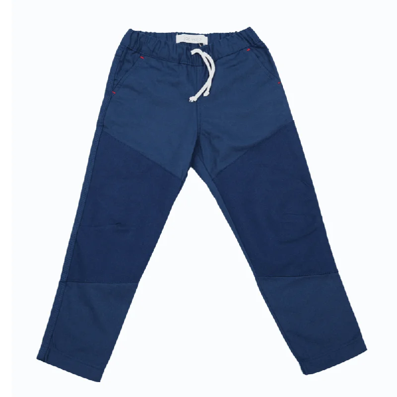 Ash Pants (Blue) Wide-Legged Palazzos