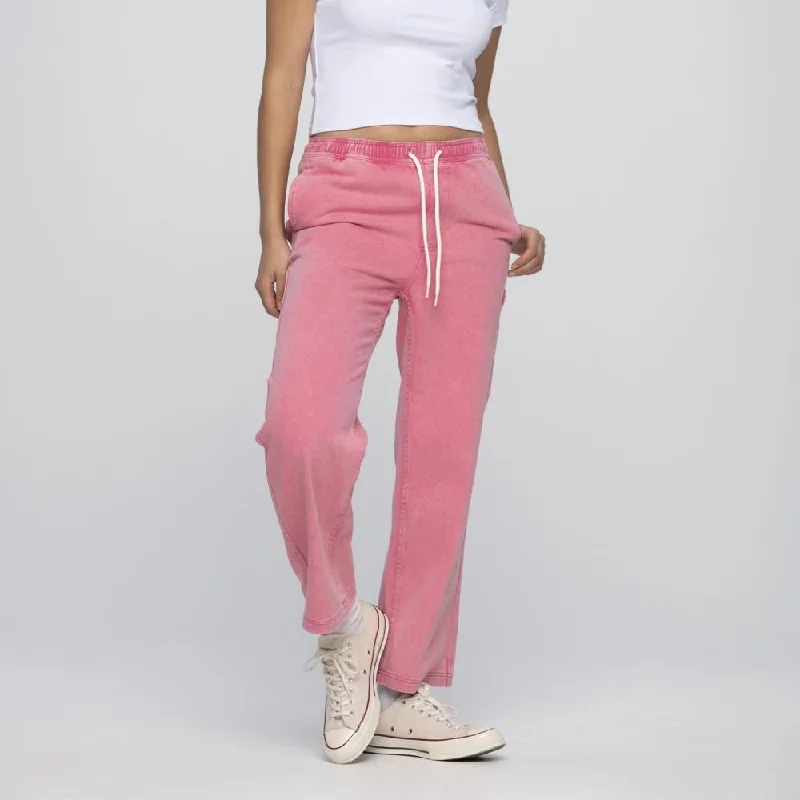 Santa Cruz Womens Pant Coombe Pant - Rose Wash Denim Classic Straight Pants