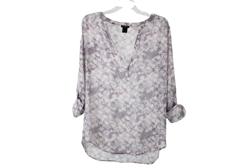 Ann Taylor Purple Blouse | M Double-Layered Blouse