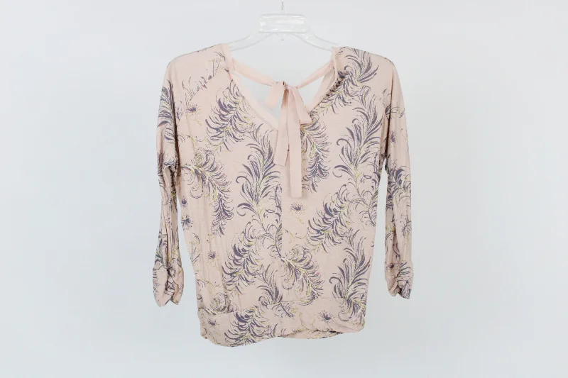 Lauren Conrad Pink Blouse | S Chic Wrap Blouse