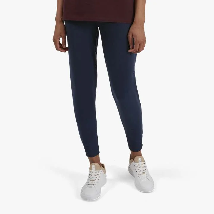 On Women's Sweat Pants Navy Warm Wool Trousers