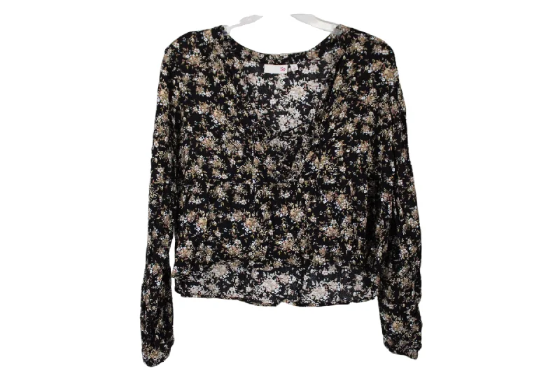 SO Floral Blouse | S Feminine Tie Blouse