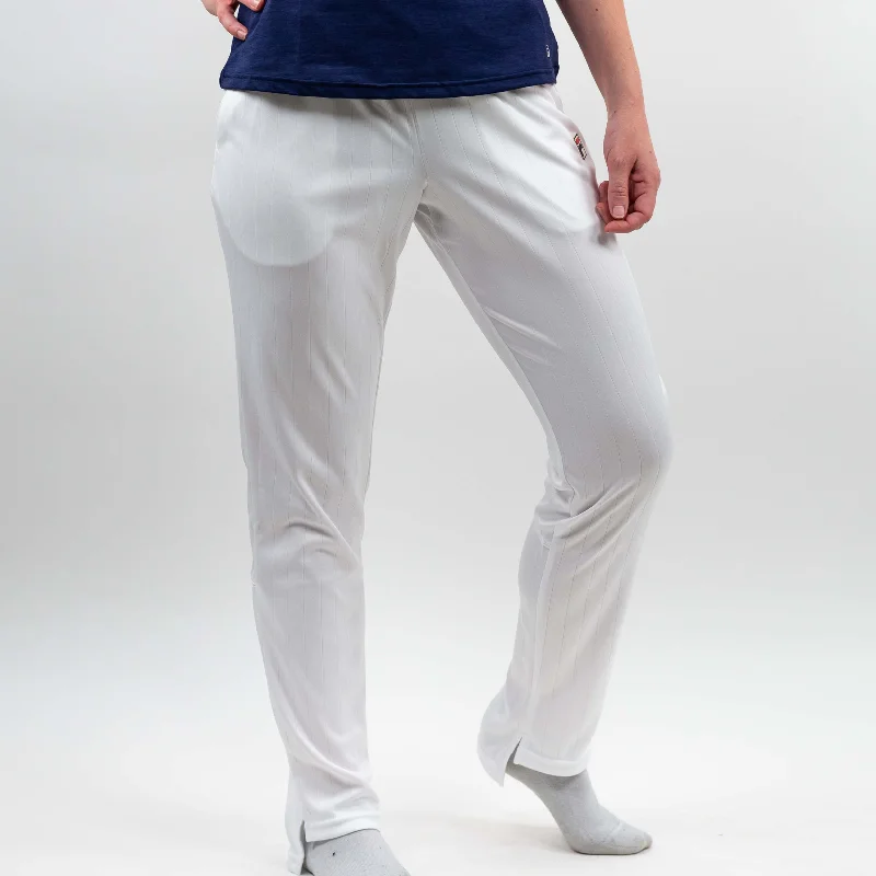 White Line Track Pants Trendy Tapered Pants