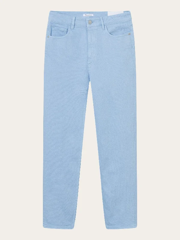 STELLA tapered Twill Pants - Airy Blue Cozy Jogger Leggings