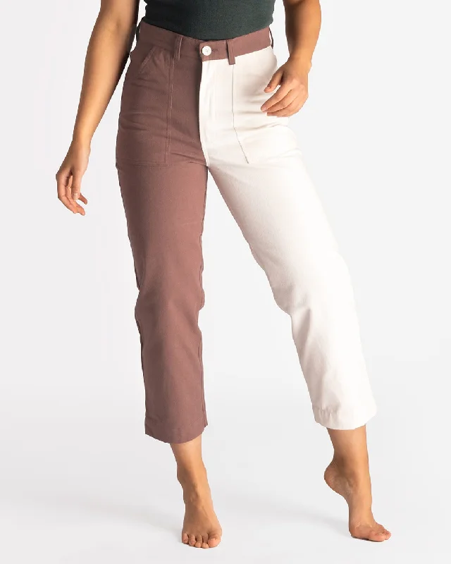 Cargo Pants (Two-Tone) Cozy Maternity Pants