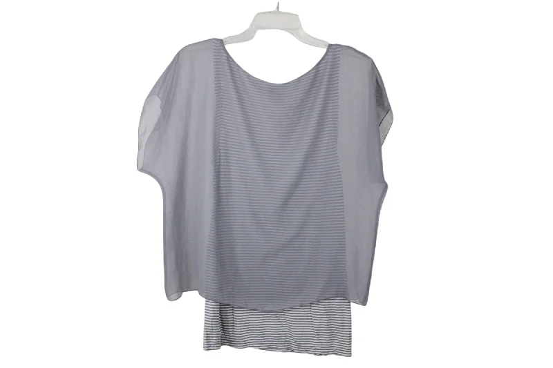 Express Gray Blouse | S Modern Work Blouse