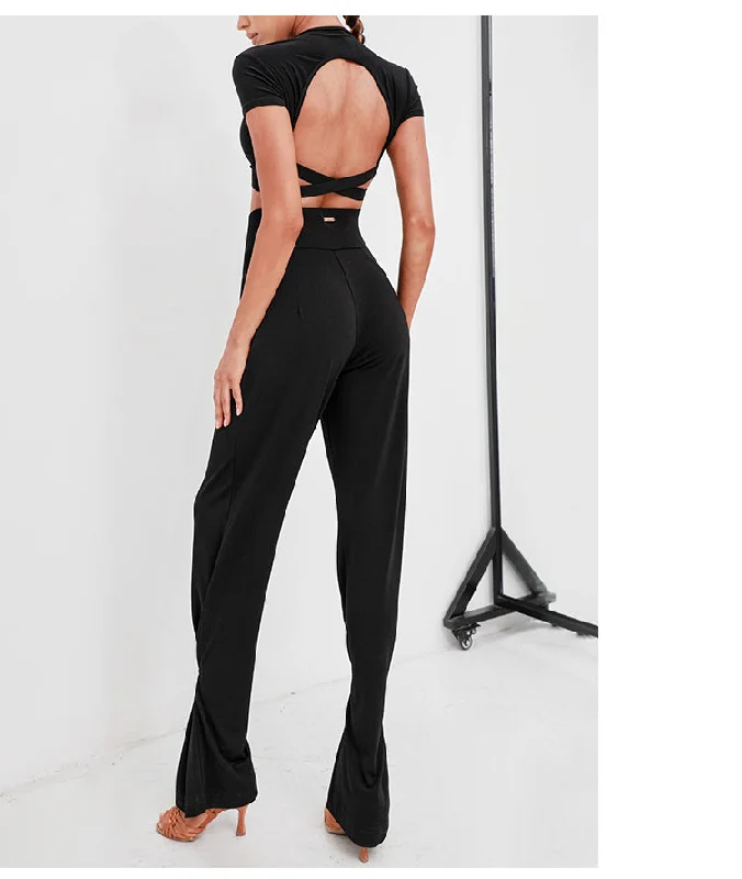 ZYM Energy Pants 2138 in Black Elegant Trouser Pants