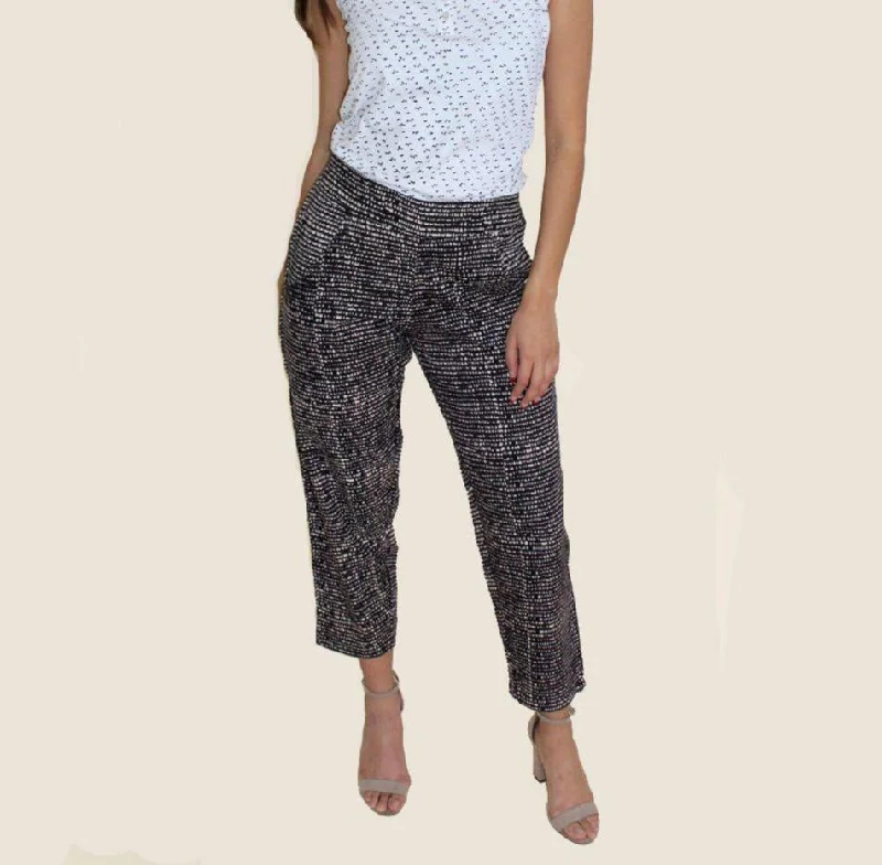 Midnight Dusk Crop Pants Stretch Fit Pants