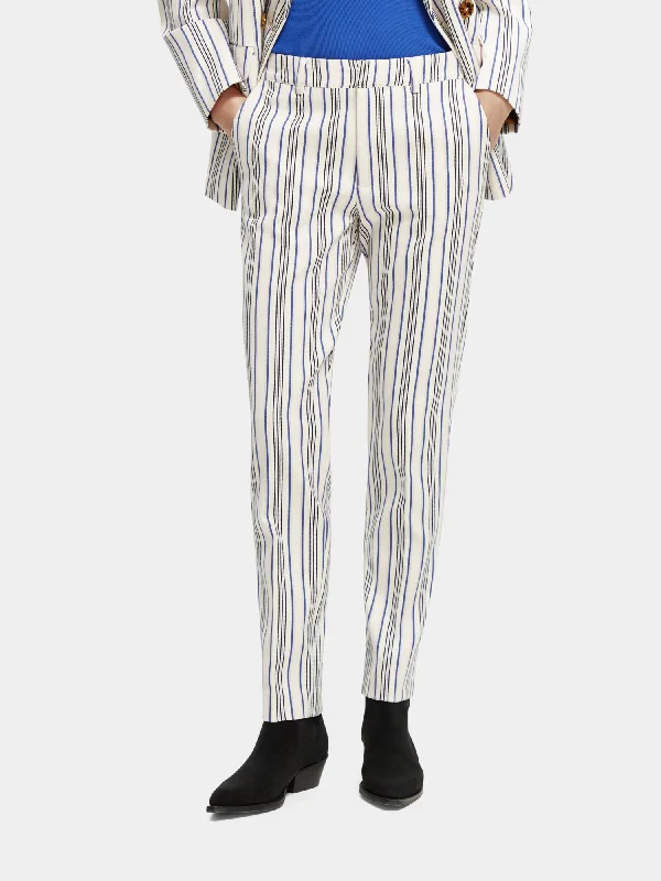 Lowry mid-rise slim-fit pants Trendy Printed Pants